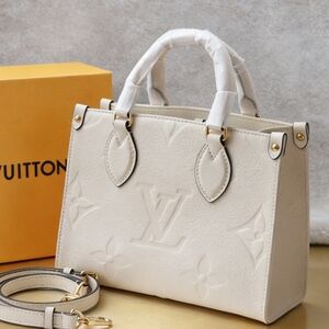 Louis Vuitton Onthego PM Monogram Empreinte Creme